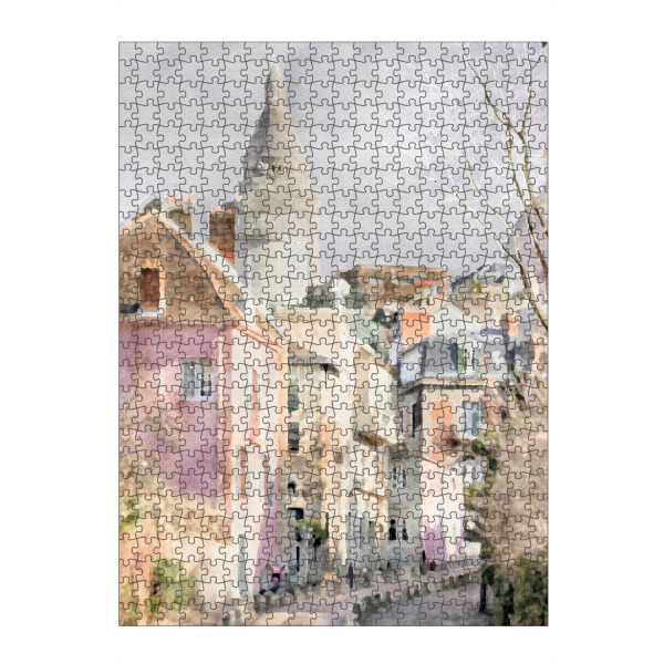 Puzzle Ravensburger "Rosa Paris A" artboxONE - Reise,Architektur,Städte / Paris