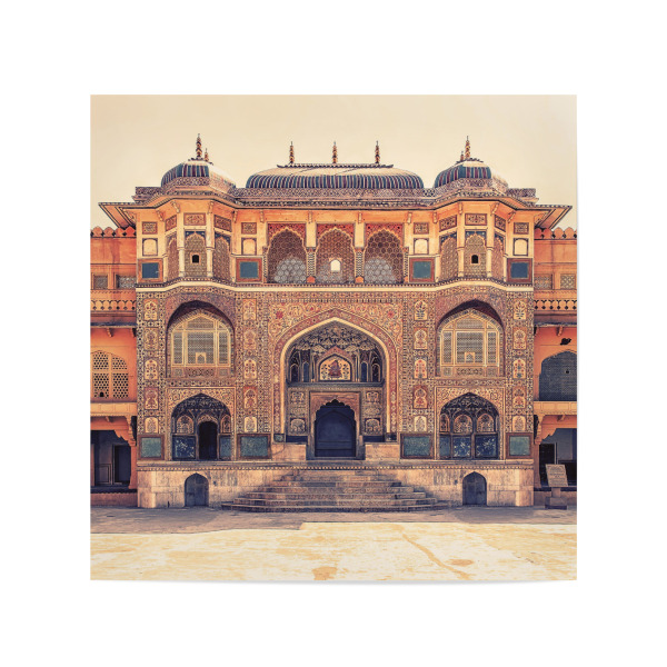 Poster 20x20 cm "Amber Fort-Fassade" artboxONE - Städte,Reise,Architektur,Reise / Asien,Städte / Weitere