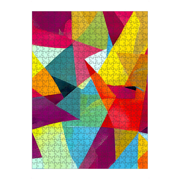 artboxONE Puzzle "Der abstrakte Bohemien" artboxONE - Abstrakt,Geometrie