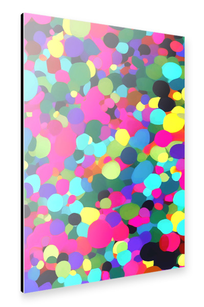 Alu-Dibond "Ein Durcheinander von Farben" 30x20 cm artboxONE