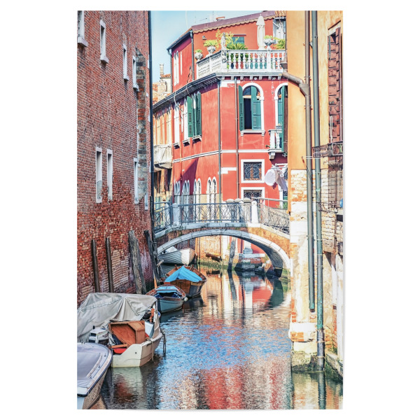 Poster 30x20 cm "Kanal in Venedig - Italien" artboxONE - Städte,Reise,Architektur,Städte / Venedig,Reise / Länder