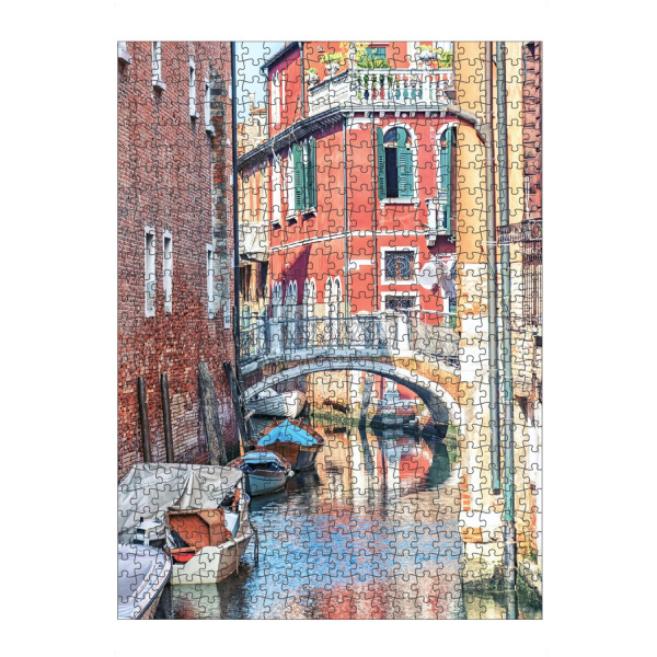 artboxONE Puzzle "Kanal in Venedig - Italien" artboxONE - Städte,Reise,Architektur,Städte / Venedig,Reise / Länder