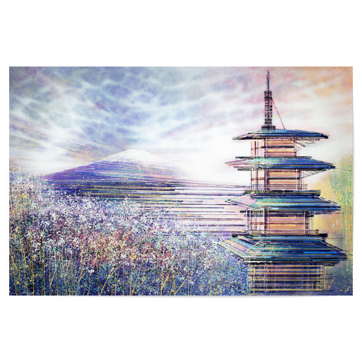 Japan bei Sonnenuntergang