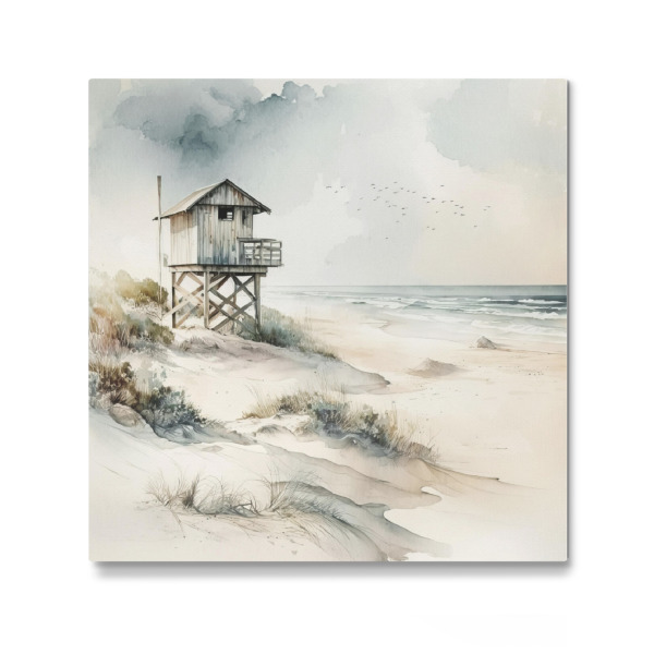 Galerie-Print "Strandhütte A" 30x30 cm artboxONE