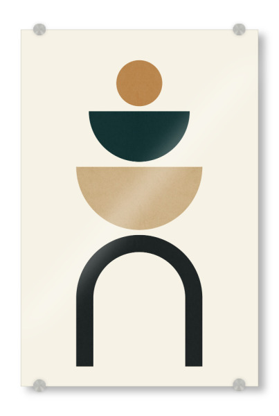 Acrylglasbild "Composition of circles A" artboxONE - Abstrakt,Geometrie