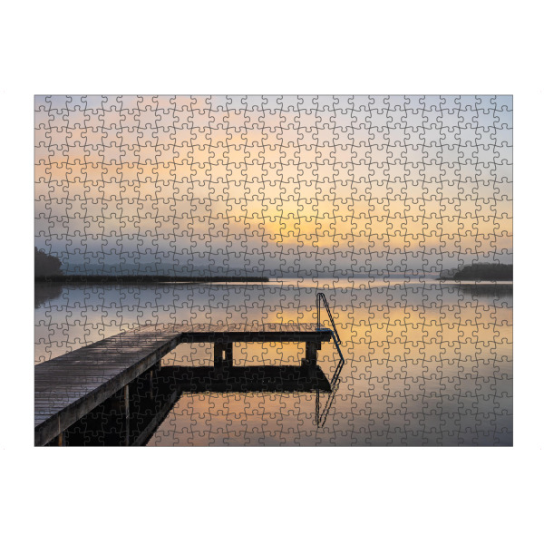 Puzzle Ravensburger "Badesteg am Schaalsee" artboxONE - Natur,Reise