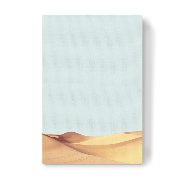 Leinwandbild "Minimalist desert A" artboxONE - Natur,Reise - Wüste,Landschaft,Collage,Natürlich,Fotografie,Sonnenuntergang,Strand,Sommer,Malerei