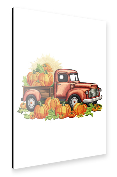 Alu-Dibond "Herbst-Truck" 30x20 cm artboxONE