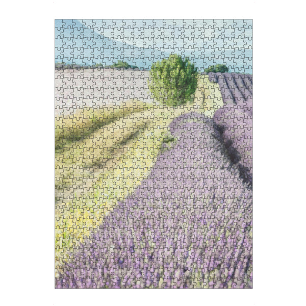 artboxONE Puzzle "Lavendelfeld B" artboxONE - Natur,Floral - Felder,Blumen,Blumen,Lavendel,Natur - Bild felder