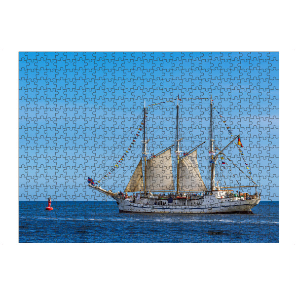 Puzzle Ravensburger "Boje, Segelschiff, Ostsee" artboxONE - Natur,Reise,Reise / Strand und Meer