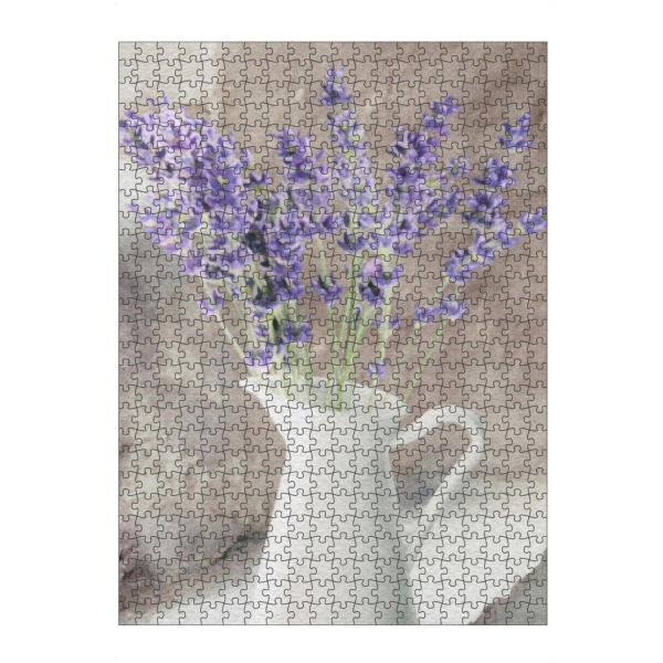 artboxONE Puzzle "Lavendel in einer Vase" artboxONE - Natur,Floral - Blumen,Blumen,Lavendel,Stillleben,Zuhause - Bild blumen