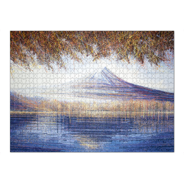 Puzzle Ravensburger "Herbst in Japan" artboxONE - Städte,Reise - Fuji,Japan,Herbst,Natur,Landschaft - Bild fuji