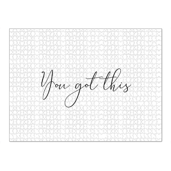 Puzzle Ravensburger "Ja, das hast du verstanden" artboxONE - Typografie,Menschen,Liebe,Lehrersprüche,Sport / Motivation