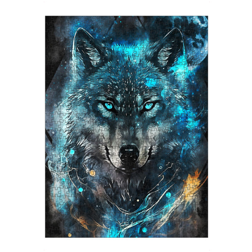 Wolf Galaxy Moon (matart)