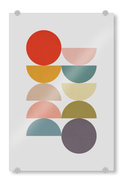 Acrylglasbild "Harmony of circles F" artboxONE - Abstrakt,Geometrie