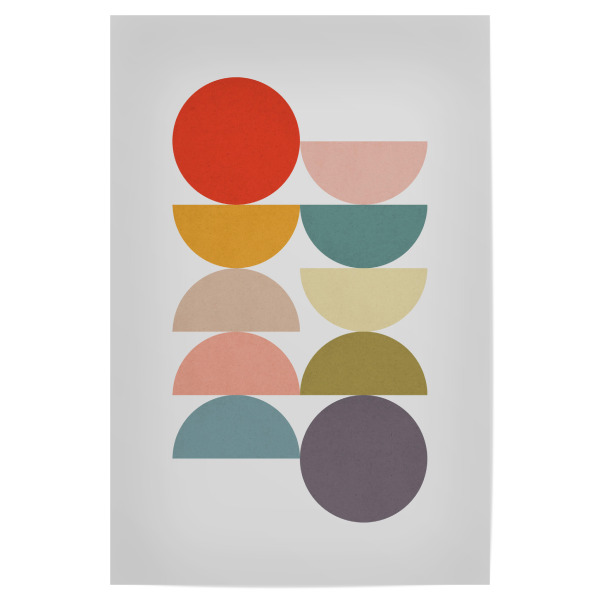 Poster 30x20 cm "Harmony of circles F" artboxONE - Abstrakt,Geometrie