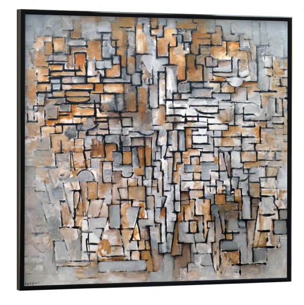 Poster mit schwarzem Rahmen 30x30 cm "Tableau-Komposition" artboxONE - Abstrakt,Geometrie,Streetart,Für Mama,Für Papa