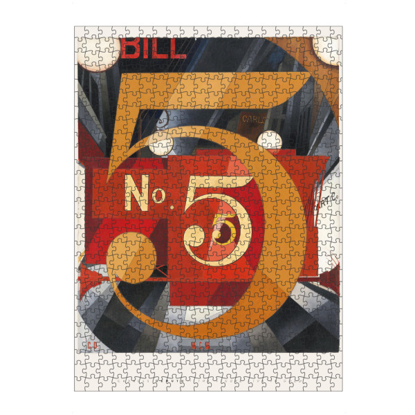 artboxONE Puzzle "Demuth - The Figure 5 in Gold" artboxONE - Typografie,Geometrie,Festivals