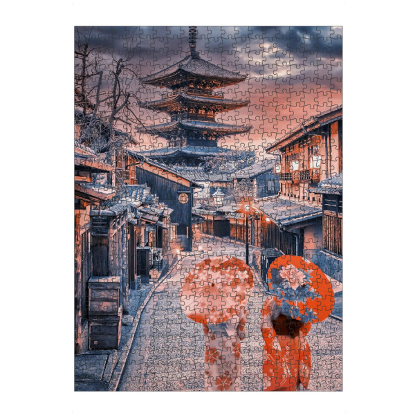 Puzzle Ravensburger "Traditionelles Japan" artboxONE - Städte,Reise,Architektur,Reise / Asien,Reise / Länder