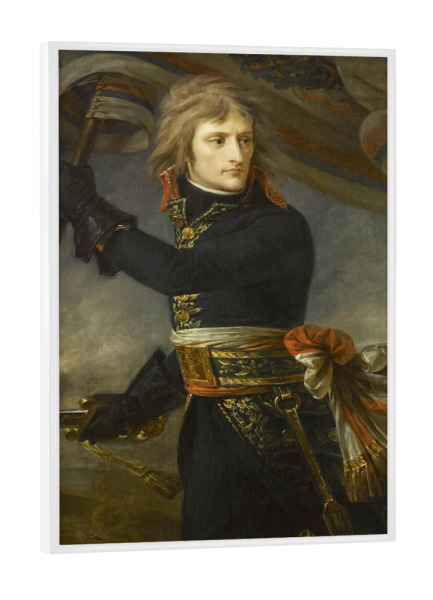 Poster mit weißem Rahmen "Bonaparte on the Bridge at Arcole" artboxONE - Reise,Menschen,Für Mama,Für Papa,Männer