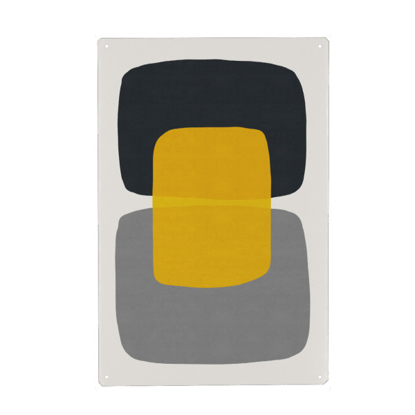 Holzbild "Expressionist abstract figures A" artboxONE - Abstrakt,Geometrie