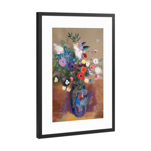 Poster mit Rahmen Schwarz (Metallic) "Floral Bouquet" artboxONE - Natur,Floral,Liebe