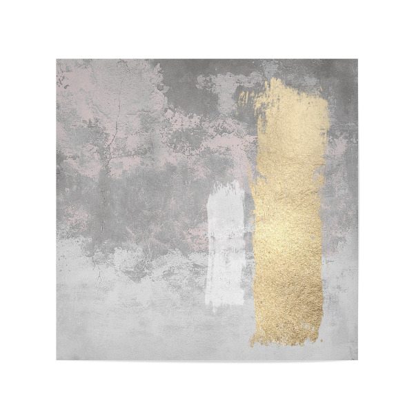 Poster 20x20 cm "Rosa und graue Zusammenfassung J" artboxONE - Abstrakt - Grau,Rosa,Gold,Abstrakt,Dekor,Dekorativ,Heimdekoration