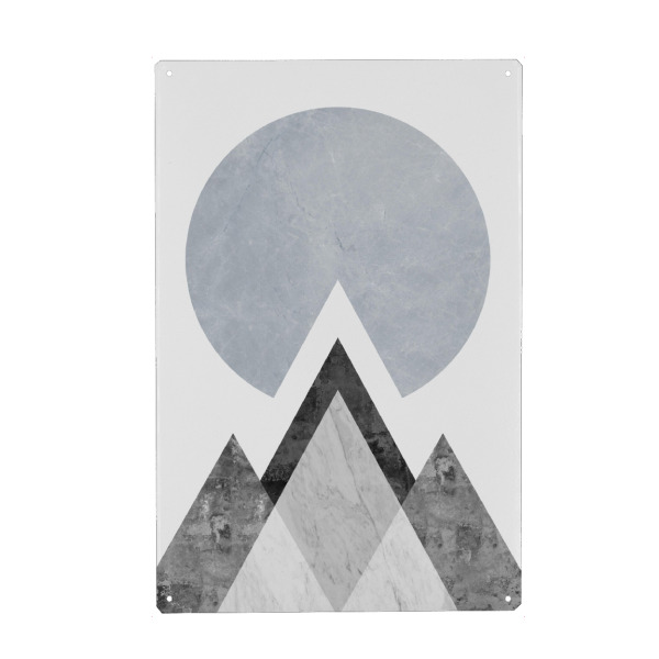 Holzbild "Scandinavian forest C" artboxONE - Natur,Abstrakt,Geometrie