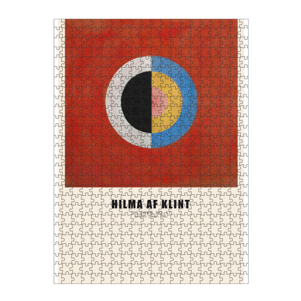 Puzzle Ravensburger "Hilma AF Klint - The Swan Duo" artboxONE - Typografie,Abstrakt,Geometrie