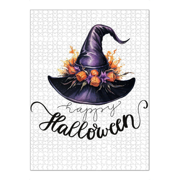 Puzzle Ravensburger "Fröhliches Halloween | Hexen Hut" artboxONE - Floral,Fashion,Für Mama,Festivals,Halloween