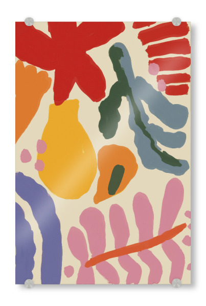 Acrylglasbild "Happy Summer (One)" artboxONE - Floral,Abstrakt,Für Mama