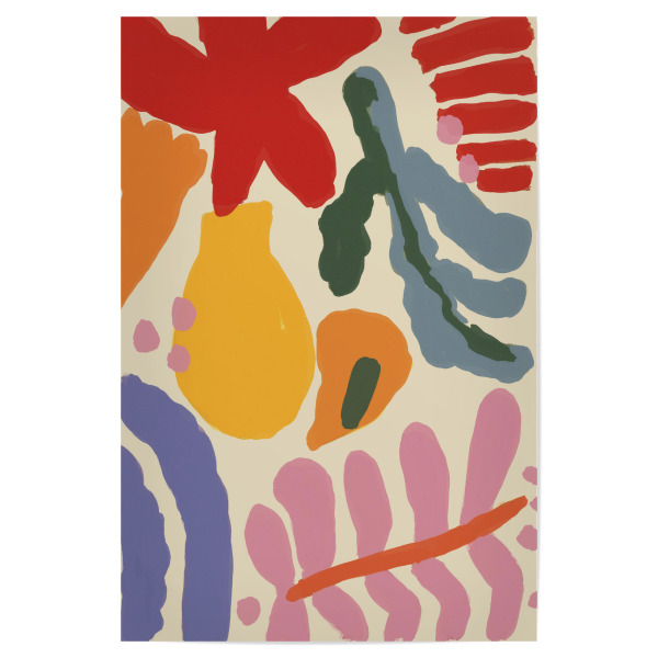 Poster 30x20 cm "Happy Summer (One)" artboxONE - Floral,Abstrakt,Für Mama