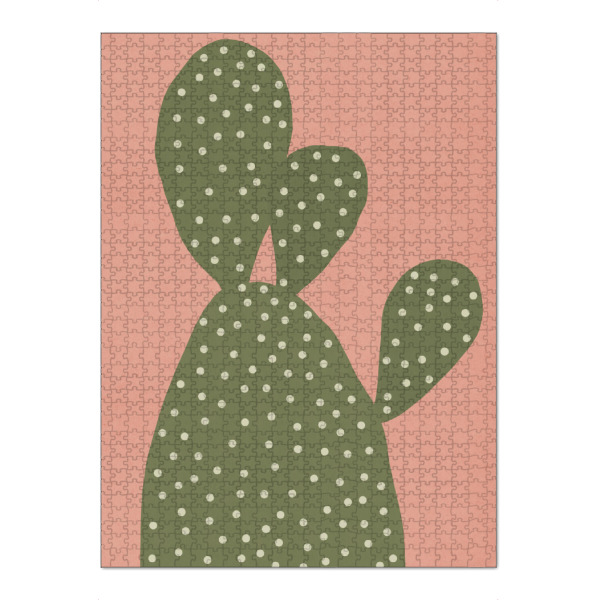 Puzzle Ravensburger "Cacti D" artboxONE - Floral - Plant,Cacti,Nature,Flowers,Floral,Leaves,Garden,Cactus,Watercolor,Painting - Bild plant