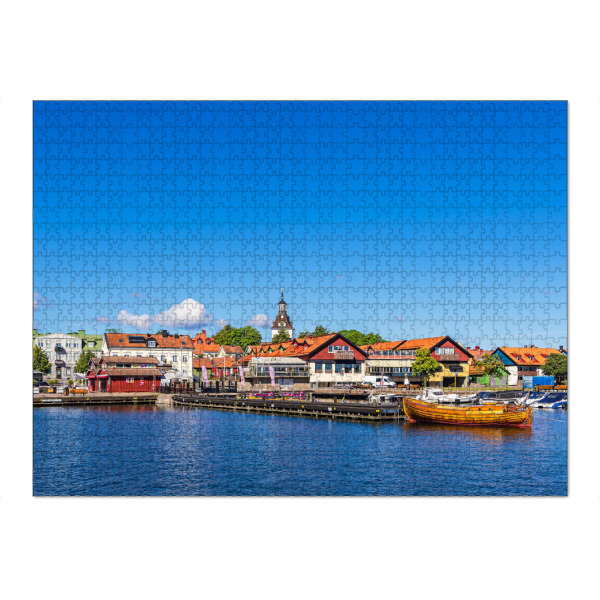 Puzzle Ravensburger "Wasser, Stadt, Kirche" artboxONE - Natur,Reise,Architektur,Reise / Strand und Meer,Reise / Länder