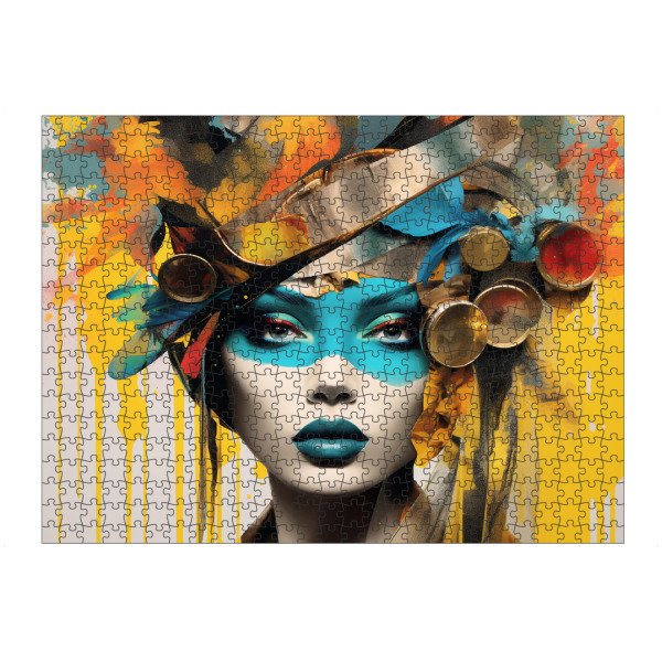 artboxONE Puzzle "Modern woman" artboxONE - Abstrakt,Menschen,Fashion
