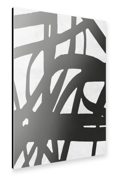 Alu-Dibond "Expressionist traits A" 30x20 cm artboxONE