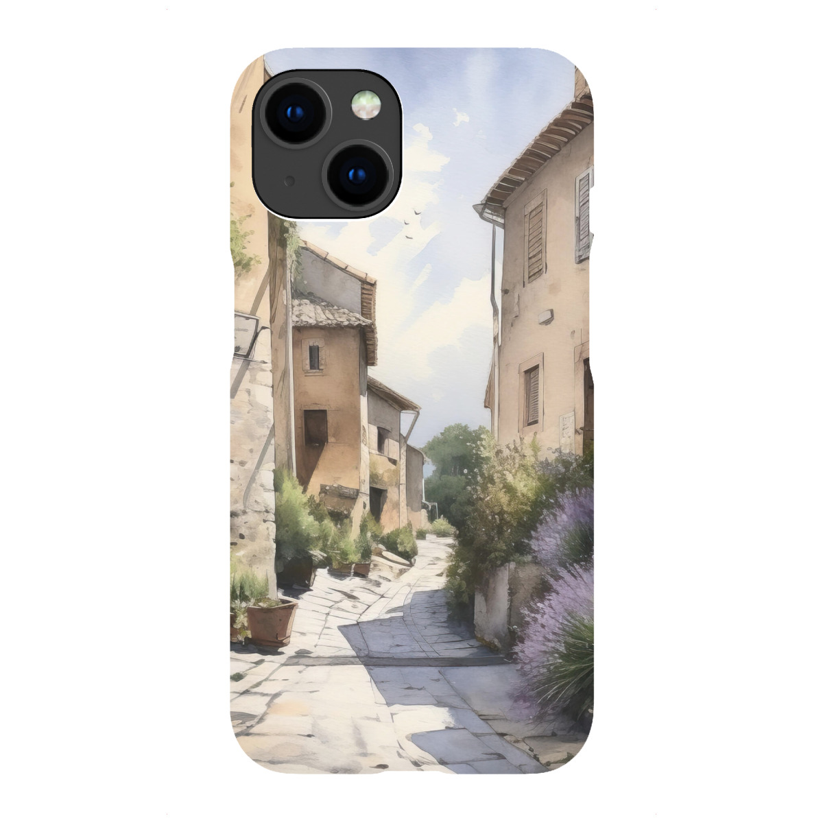 "Dorfgasse A"für iPhone - Premium-Case Handyhülle artboxONE