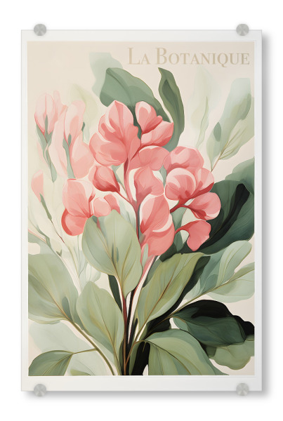 Acrylglasbild "La botanique" artboxONE - Natur,Floral,Abstrakt