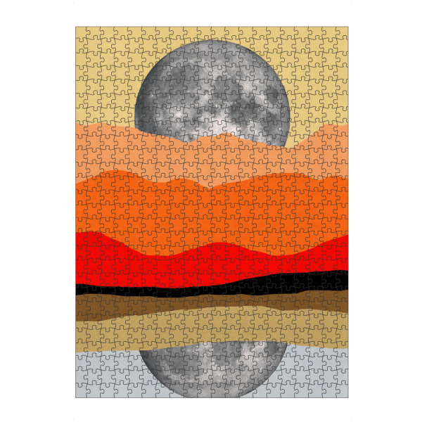 Puzzle Ravensburger "Axpressive sunset E" artboxONE - Natur,Abstrakt