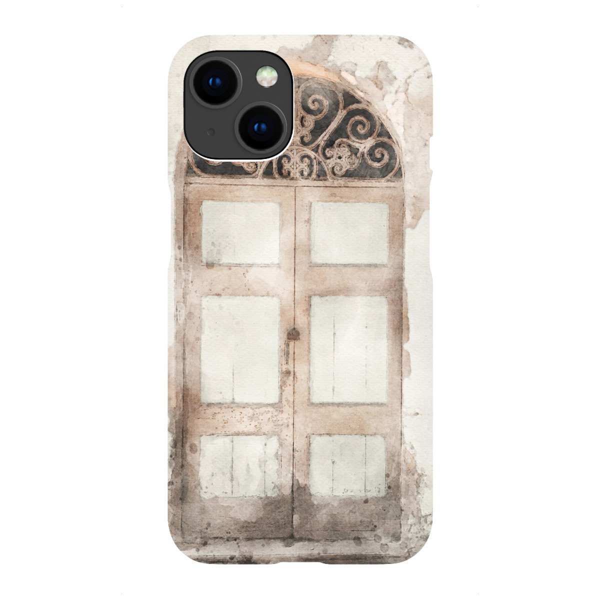 iPhone "Aquarell Tür E" Premium-Case Handyhülle artboxONE