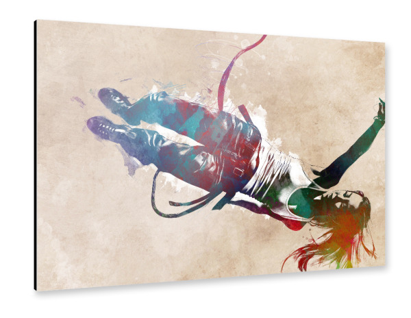 Alu-Dibond "Bungee-Sprung-Sportkunst A" 30x20 cm artboxONE