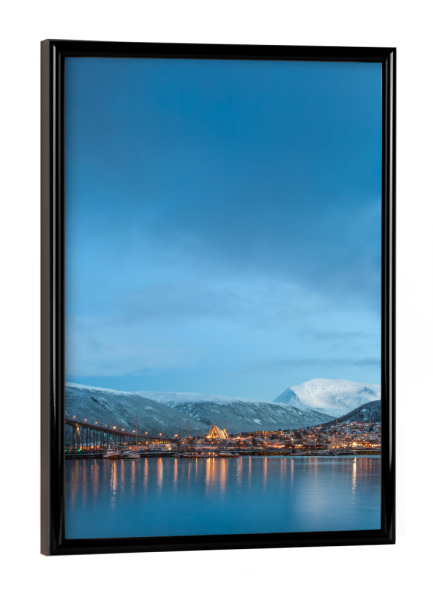 Poster mit schwarzem Rahmen "Tromso Norway" artboxONE - Städte,Reise,Reise / Länder