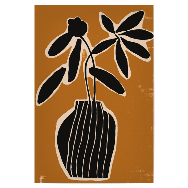 Poster "Stillleben Abstrakt" artboxONE - Floral,Abstrakt,Für Mama - Blume,Blumen,Floral,Vase,Dekorativ,Schlicht,Abstrakt,Illustration,Stillleben
