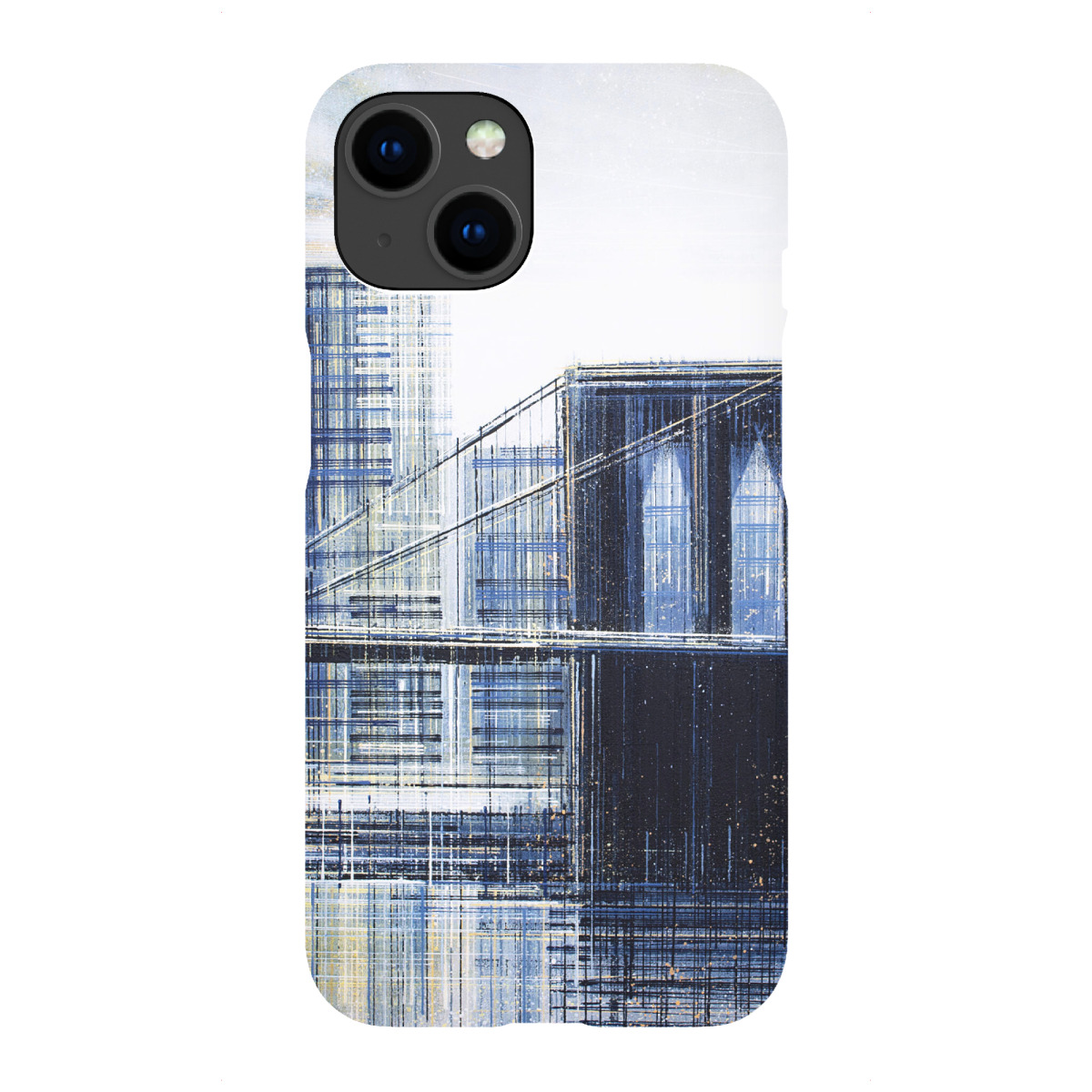 "Brooklyn Bridge at Dusk"für iPhone - Premium-Case Handyhülle artboxONE