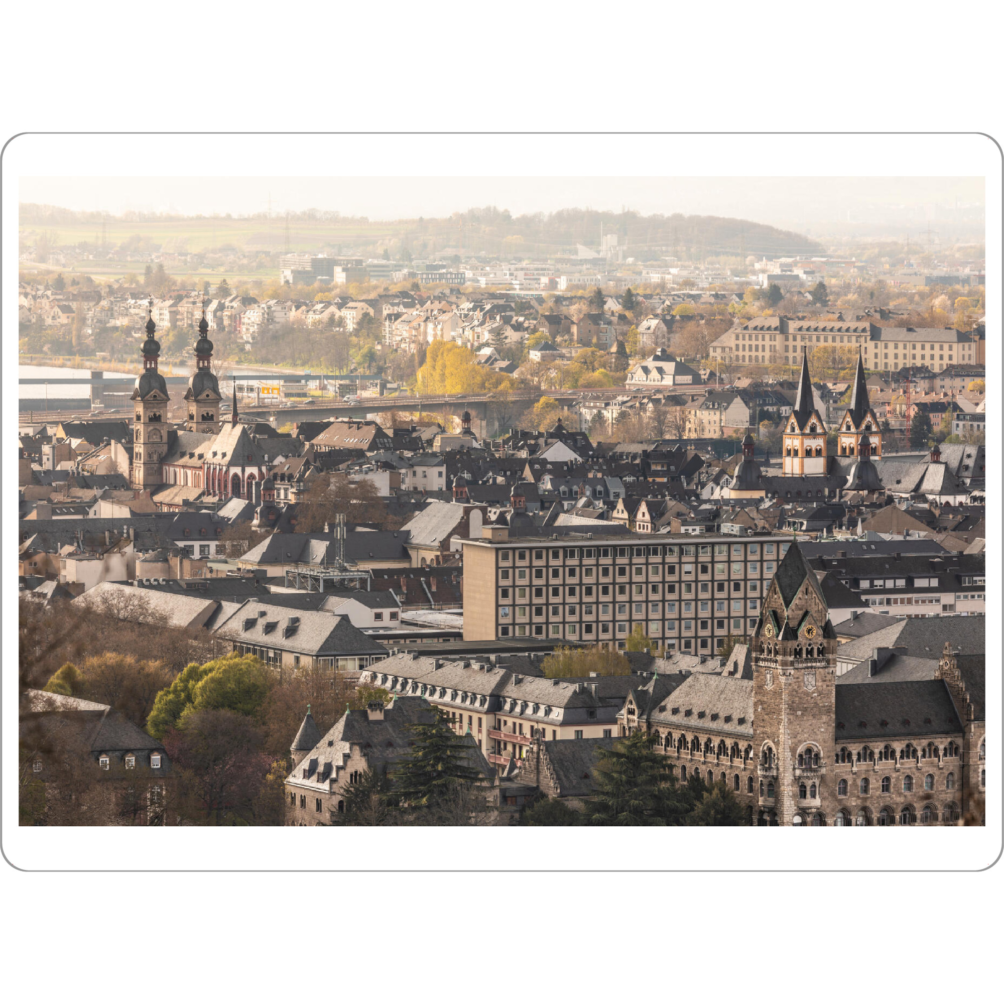 Tischset "Koblenz Stadtansicht" artboxONE - Städte,Architektur
