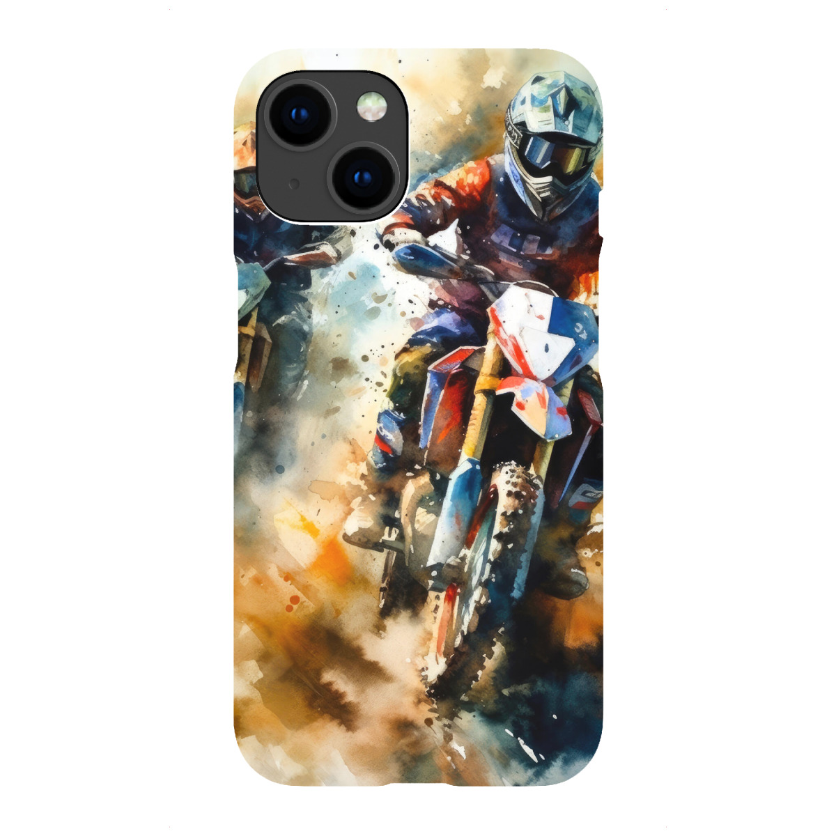 iPhone "Motorradrennsport Kunst B" Premium-Case Handyhülle artboxONE
