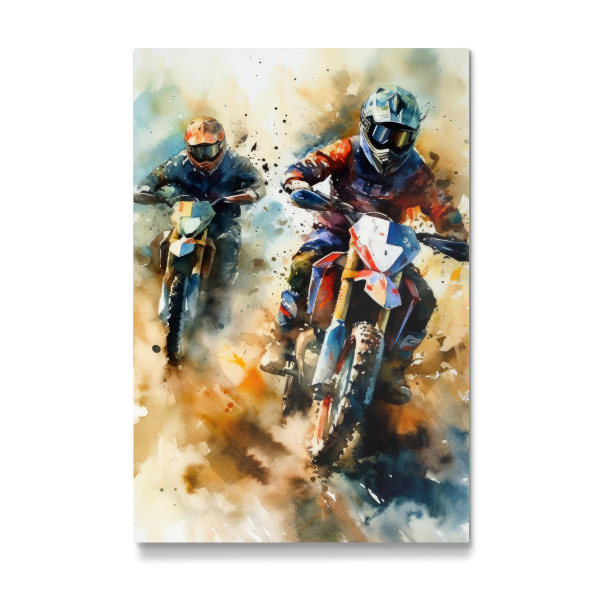 Galerie-Print "Motorradrennsport Kunst B" 30x20 cm artboxONE