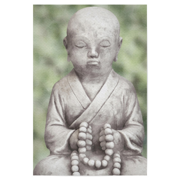 Poster 30x20 cm "Zen-Statue F" artboxONE - Natur,Floral,Architektur - Statue,Gebet,Religion,Zen