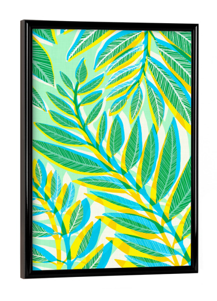 Poster mit schwarzem Rahmen "Gallagher - Jungle Vines" artboxONE - Natur,Floral