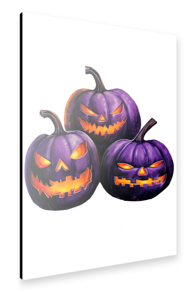 Alu-Dibond "Lila Kürbisse" 30x20 cm artboxONE